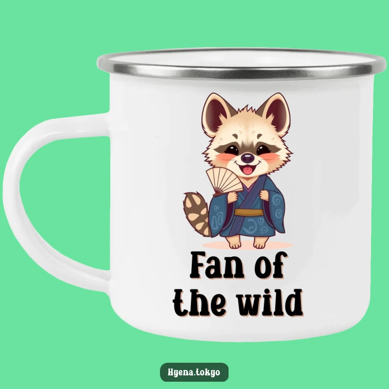 Funny Hyena Camp Mug: Durable Fan Design, Perfect Funny Gift